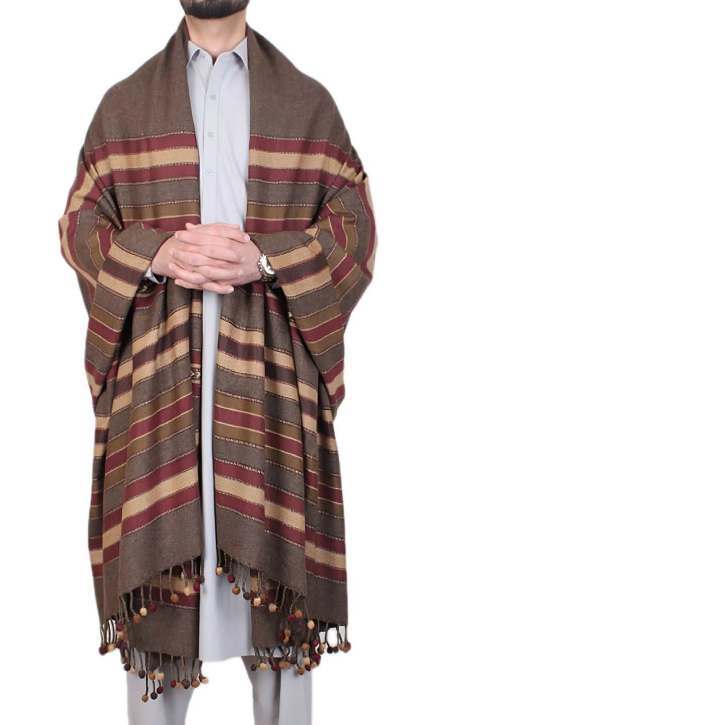 Nawab Bumbal Royal Camel Shawl