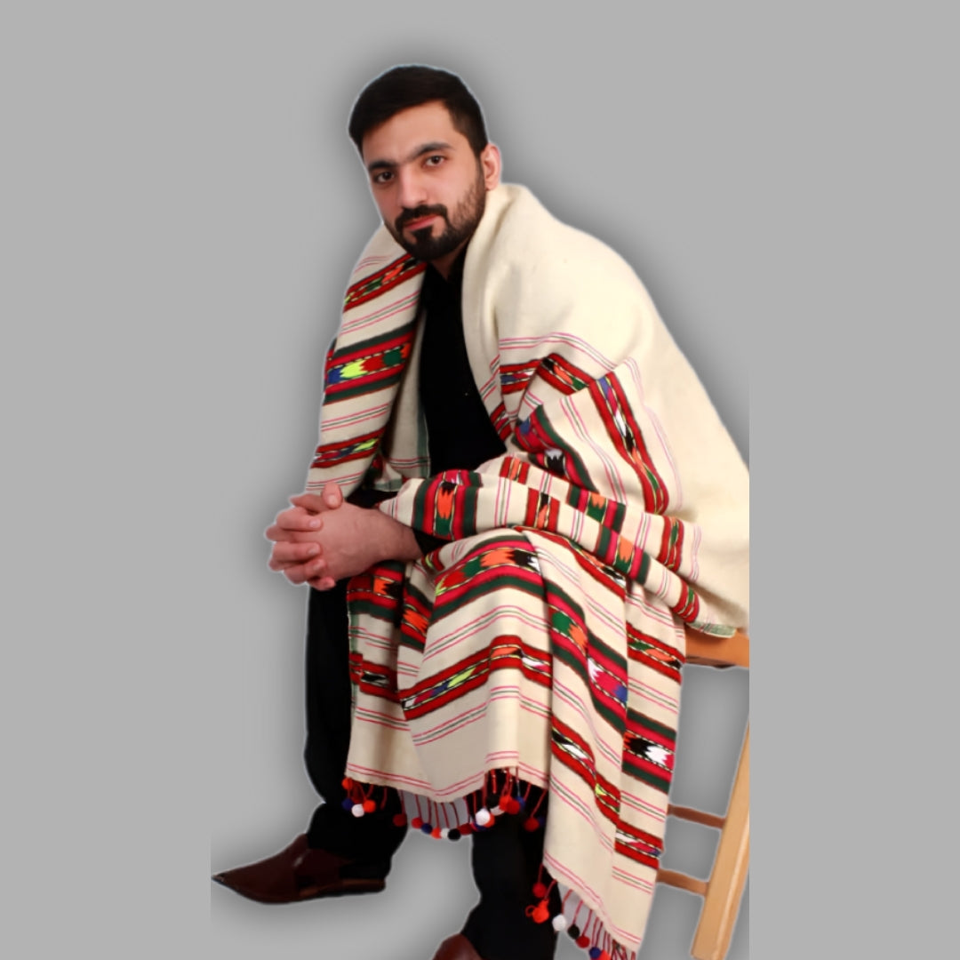 Nawab Bumbal Embroidery Shawl