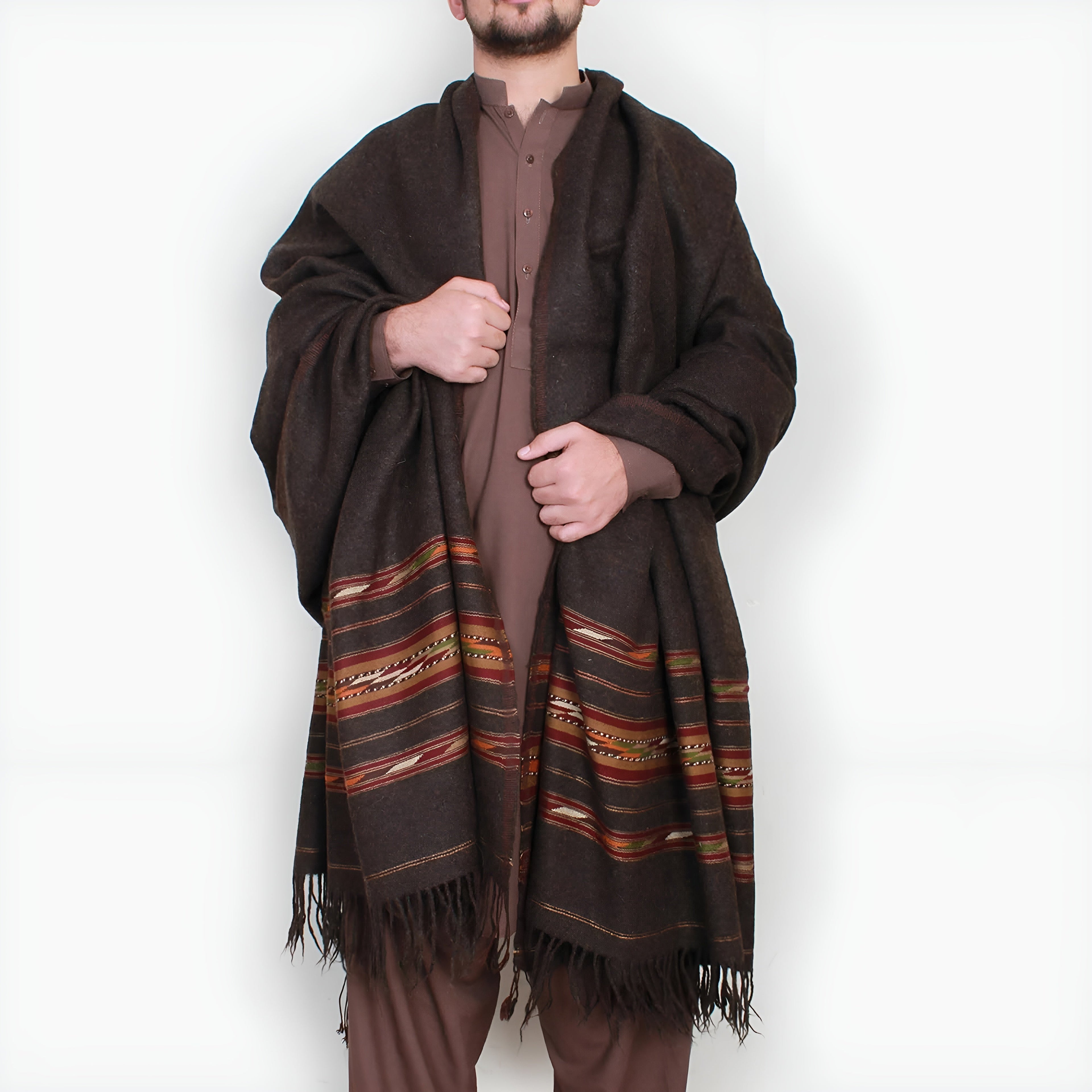 Nawab Bumbal Royal Dark Shawl