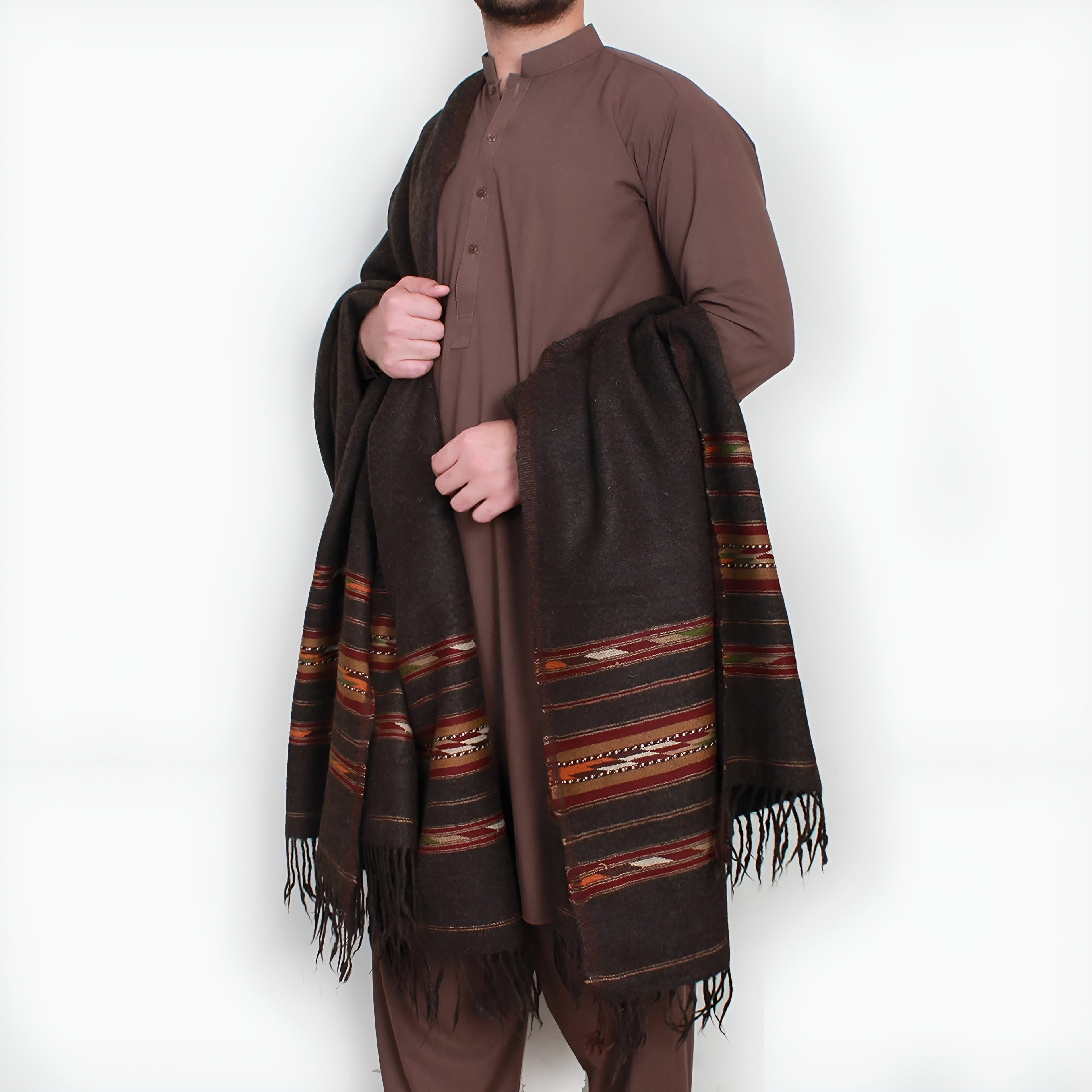 Nawab Bumbal Royal Dark Shawl