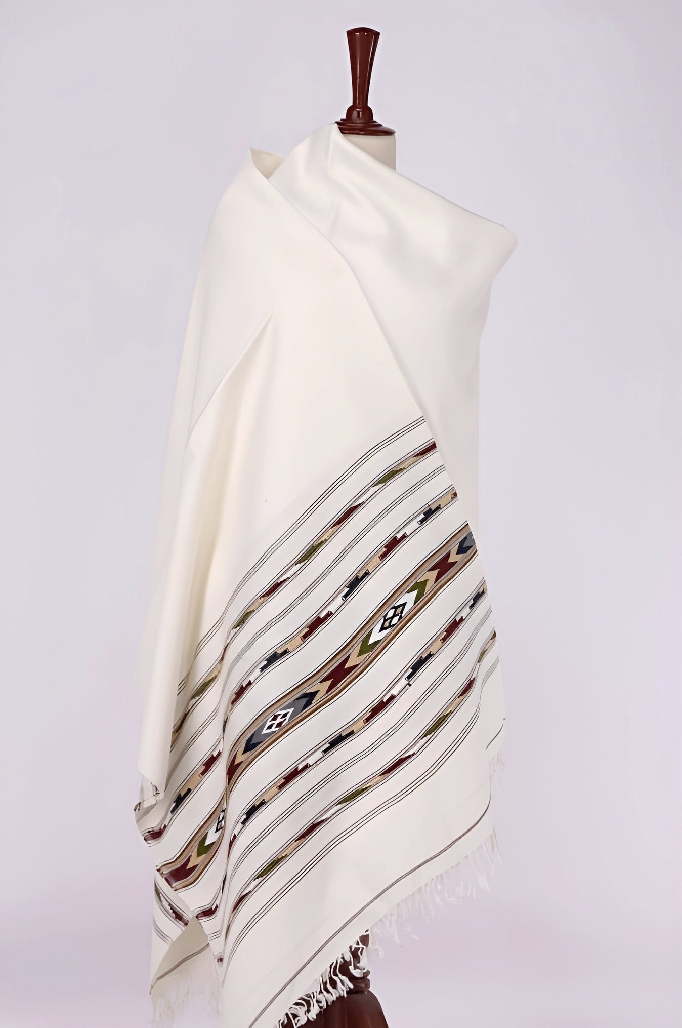 Pashmina Cream Woolen Shawl
